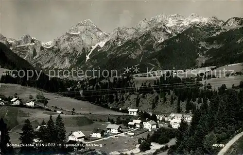 AK / Ansichtskarte Lungoetz_Annaberg Fliegeraufnahme Lungoetz Annaberg