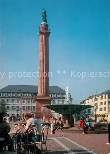 AK / Ansichtskarte Darmstadt Luisenplatz Ludwigsdenkmal Brunnen Darmstadt