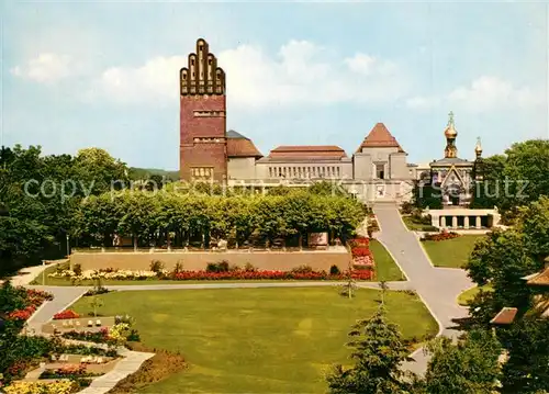 AK / Ansichtskarte Darmstadt Kuenstlerkolonie Russische Kapelle Hochzeitsturm Darmstadt