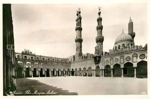 AK / Ansichtskarte Cairo_Egypt Moschee Azhar Cairo Egypt