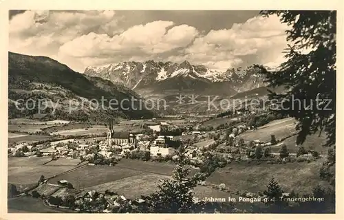 AK / Ansichtskarte St_Johann_Pongau Panorama Tannengebirge St_Johann_Pongau