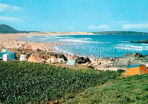 AK / Ansichtskarte El_Ferrol Playa de Frouxeira Valdovino Campingplatz El_Ferrol