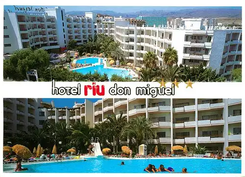 AK / Ansichtskarte Playa_del_Ingles Hotel Don Miguel Swimming Pool Playa_del_Ingles