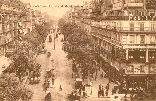 AK / Ansichtskarte Paris Boulevard Montmartre Paris