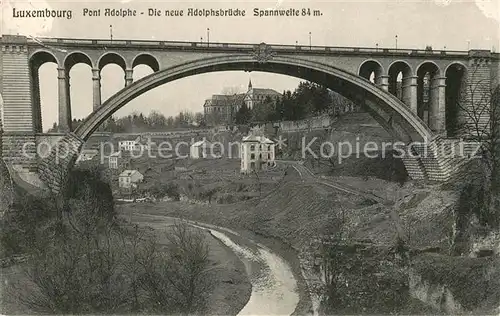 AK / Ansichtskarte Luxembourg_Luxemburg Pont Adolphe  Luxembourg Luxemburg