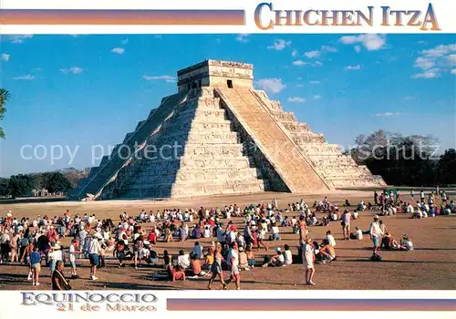 AK / Ansichtskarte Chichen_Itza Equinoccio Chichen Itza