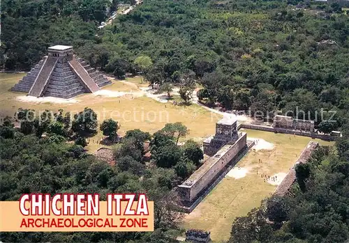 AK / Ansichtskarte Chichen_Itza Fliegeraufnahme  Chichen Itza