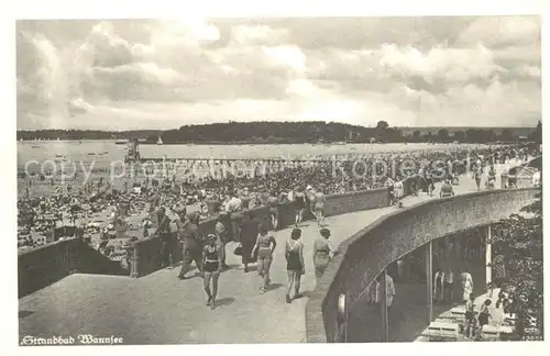 AK / Ansichtskarte Wannsee Strandbad Wannsee