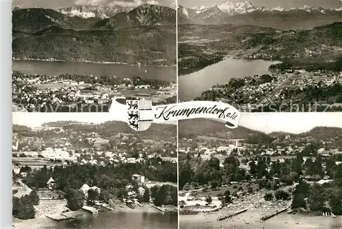 AK / Ansichtskarte Krumpendorf_Woerthersee Panorama Krumpendorf Woerthersee