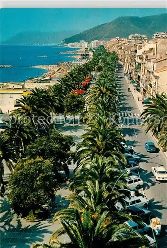 AK / Ansichtskarte Loano Panorama della passeggiata lungomare e spiaggia Loano