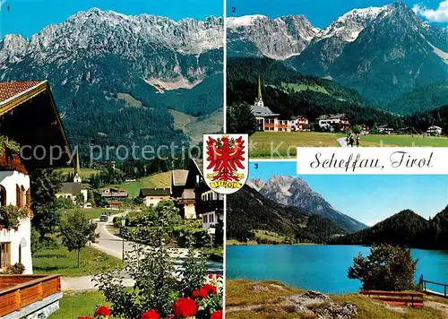 AK / Ansichtskarte Scheffau_Wilden_Kaiser Hintersteinersee Wilder Kaiser Scheffau_Wilden_Kaiser