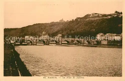 AK / Ansichtskarte Namur_sur_Meuse Pont de Jambes Namur_sur_Meuse