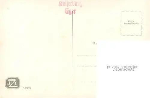 AK / Ansichtskarte Eger_Cheb_Tschechien Obere Doppelkapelle 