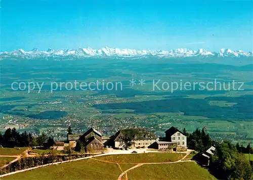 AK / Ansichtskarte Weissenstein_SO Kurhaus Hotel Alpenpanorama Fliegeraufnahme Weissenstein_SO