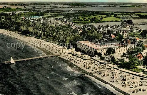 AK / Ansichtskarte Timmendorfer_Strand Fliegeraufnahme Kurhotel Seeschloesschen Timmendorfer_Strand