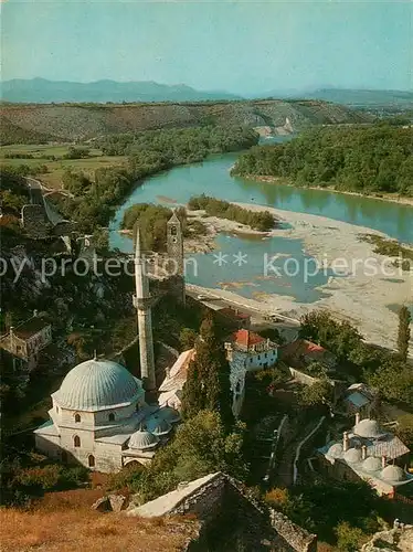 AK / Ansichtskarte Pocitelj Moschee Fliegeraufnahme Pocitelj