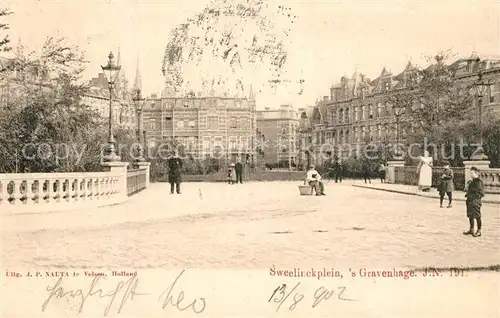 AK / Ansichtskarte s Gravenhage Sweelinckplein s Gravenhage