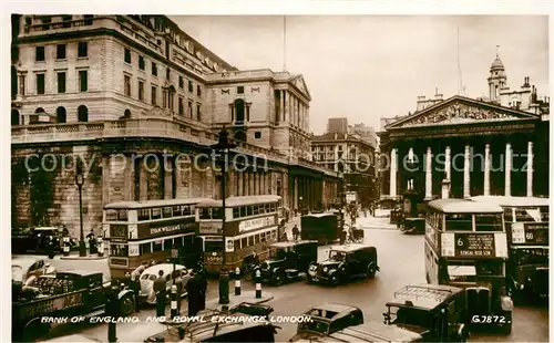 AK / Ansichtskarte London Bank of England and Royal Exchanges London