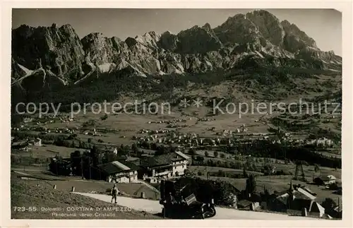 AK / Ansichtskarte Cortina_d_Ampezzo Dolomiten Verso Cristallo Cortina_d_Ampezzo