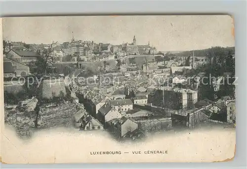 AK / Ansichtskarte Luxembourg_Luxemburg Vue generale Luxembourg Luxemburg