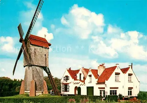 AK / Ansichtskarte Westende Windmuehle Belgische Kueste Westende