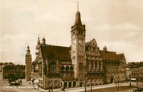 AK / Ansichtskarte Chemnitz Rathaus Chemnitz