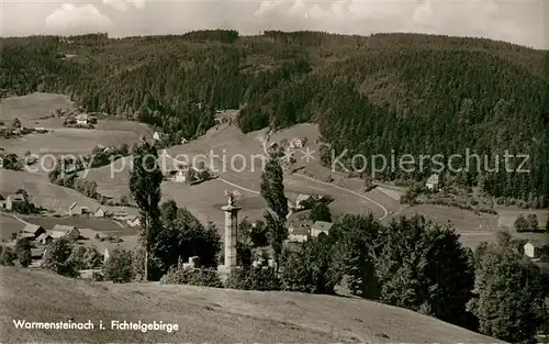 AK / Ansichtskarte Warmensteinach Blick vom Duerrberg ins Kropfbachtal Warmensteinach