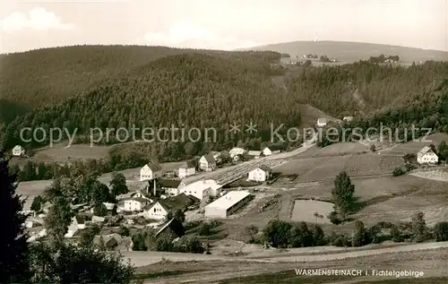 AK / Ansichtskarte Warmensteinach Panorama Warmensteinach