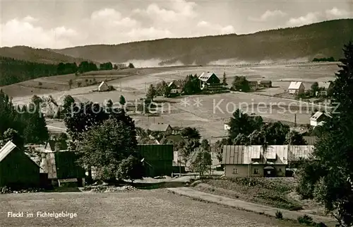 AK / Ansichtskarte Fleckl Blick vom Ochsenkopfhaus Fleckl