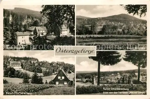 AK / Ansichtskarte Oberbaerenburg_Baerenburg Mit Kipsdorf Baerenfels Terrasse Neues Leben Oberbaerenburg Baerenburg