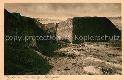 AK / Ansichtskarte Tagebau_Daylight_Mining Niederlausitz Kohlengebiet  