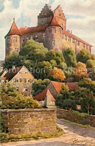 AK / Ansichtskarte Marschall_Vinzenz Schloss Meersburg Marschall Vinzenz