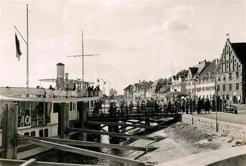 AK / Ansichtskarte Dampfer_Seitenrad Meersburg Bodensee  