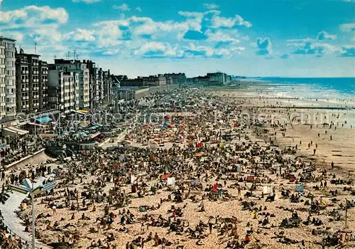 AK / Ansichtskarte Oostende_Ostende Hotels Promenade Strand 