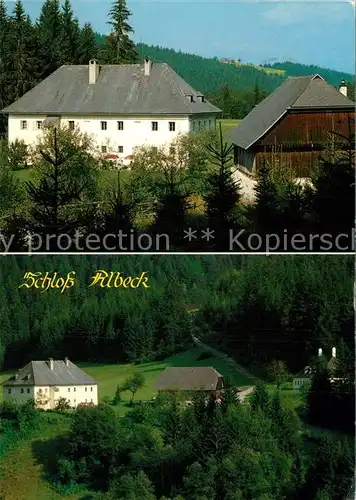 AK / Ansichtskarte Sirnitz_Kaernten Schloss Albeck im Gurktal Seminarzentrum Restaurant Cafe Sirnitz Kaernten