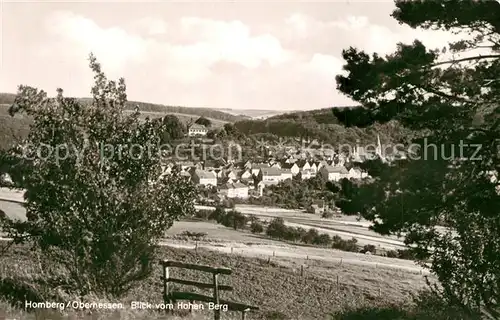 AK / Ansichtskarte Homberg_Efze Blick vom Hohen Berg Homberg Efze