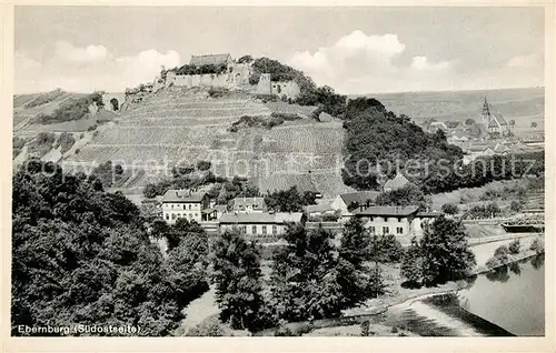 AK / Ansichtskarte Ebernburg Panorama mit Ebernburg Ebernburg