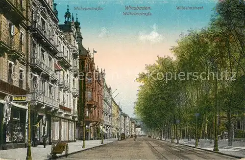 AK / Ansichtskarte Wiesbaden Wilhelmstrasse Wiesbaden