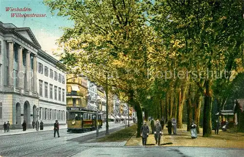 AK / Ansichtskarte Wiesbaden Wilhelmstrasse Wiesbaden