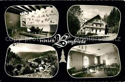 AK / Ansichtskarte Oberwarmensteinach Berliner Schullandheim Haus Bergfriede Oberwarmensteinach