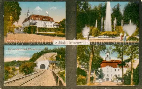 AK / Ansichtskarte Lichtenwalde_Sachsen Schloss Lichtenwalde Lichtenwalde Sachsen