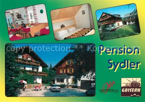 AK / Ansichtskarte Bad_Goisern_Salzkammergut Pension Sydler Fremdenzimmer Fruehstuecksraum Bad_Goisern_Salzkammergut