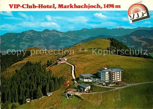 AK / Ansichtskarte Niederau_Wildschoenau VIP Club Hotel Markbachjoch Alpen Fliegeraufnahme Niederau Wildschoenau