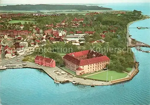 AK / Ansichtskarte Sonderborg Schloss Fliegeraufnahme Sonderborg