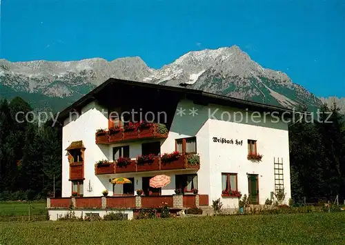 Scheffau_Wilden_Kaiser Gaestehaus Pension Weissbach Hof Kaisergebirge Scheffau_Wilden_Kaiser