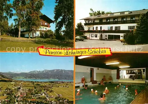 St_Georgen_Attergau Hotel Pension Lohninger Schober Alpenpanorama Fliegeraufnahme St_Georgen_Attergau