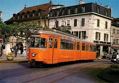 Strassenbahn Place du Marche Carouge  