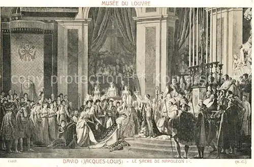 AK / Ansichtskarte Napoleon_Bonaparte David Jacques Louis Le Sacre de Napoleon Ier  