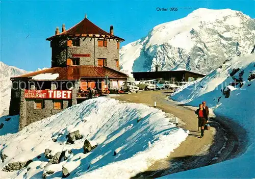 AK / Ansichtskarte Passo_Stelvio Tibet H?tte am Stilfserjoch Passo_Stelvio