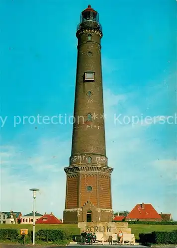 AK / Ansichtskarte Borkum_Nordseebad Neuer Leuchtturm Borkum_Nordseebad